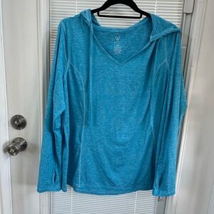 Livi Active Blue Long Sleeve Hoodie